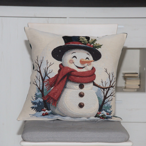 Neckels Living Kissenhülle Gobelin Schneemann KH/GobeSchneemann-322