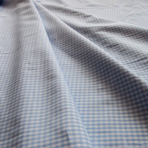 Tischdecke Stoff Vichy Karo Vichy-Karo, Hellblau Weiß Onlineshop Für