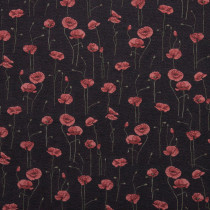 Gobelin Mohn Schwarz