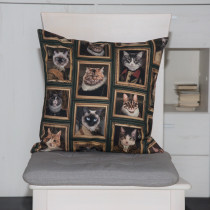 Kissenhülle Königliche Katzen