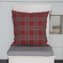 Kissenhülle Gobelin Schottenkaro
