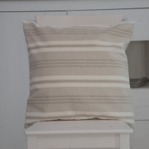 Dobby Streifen Natur - Weiß